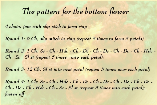 crocheted flower free pattern crochet flower free pattern