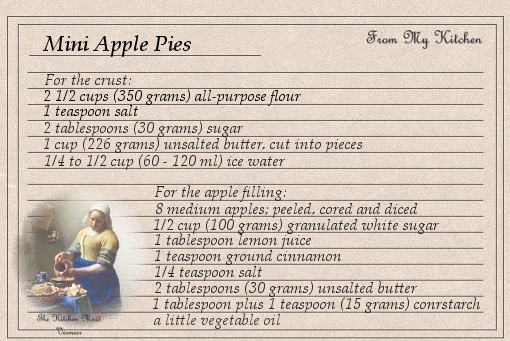 mini apple pies recipe with step by step pictures, ingredients, Thanksgiving pies, Thanksgiving recipe, Holiday recipes