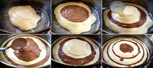 zebra cheesecake recipe with step-by-step images
