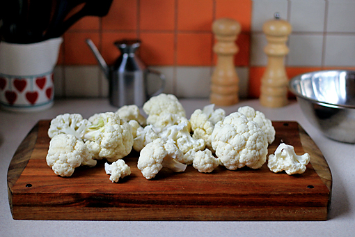 breaded cauliflower recipe with step by step pictures
