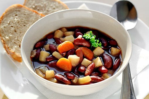 bean soup recipe with step by step pictures