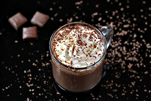 homemade hot chocolate recipe with step by step pictures