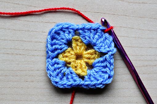 crochet granny squares free pattern