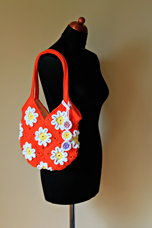 crochet flower purse pattern