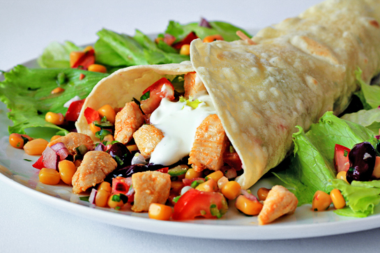 chicken burritos recipe with step by step picture instructions