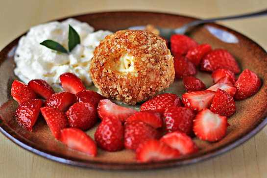 fried ice cream recipe with step by step pictures