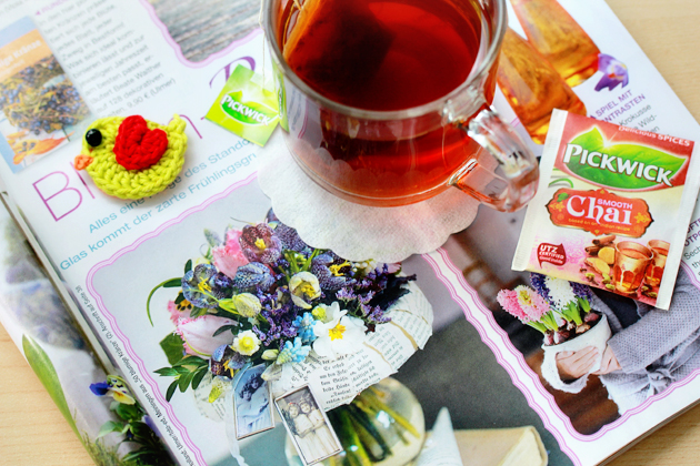 colors, flower, new tea and a little fight with flu