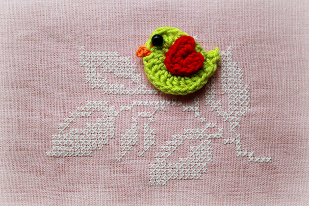 crochet bird