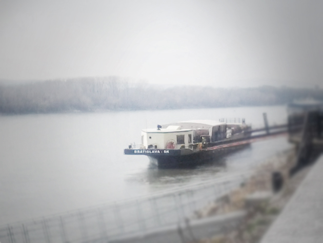 walk along the river Danube