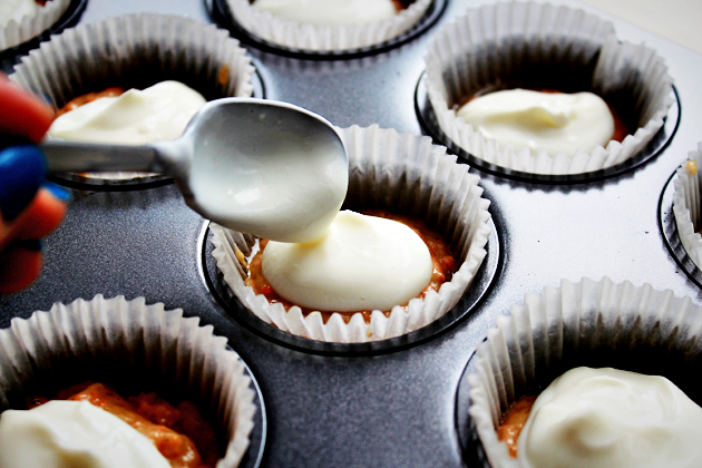 inside-out carrot cake muffins recipe