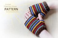 Crochet Fingerless Gloves