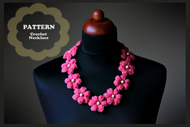 Crochet Flower Necklace