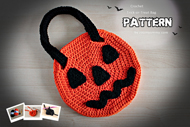 Crochet Halloween Trick-or-Treat Bag
