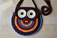 Crochet Owl Purse
