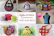 Pick Any 10 Crochet Patterns Bundle