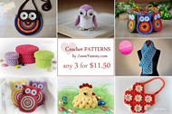 Pick Any 3 Crochet Patterns Bundle