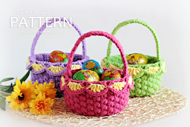 Small Crochet Baskets