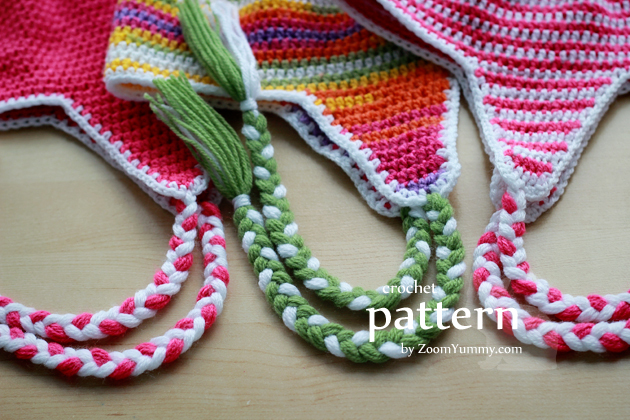 crochet earflap beanie pattern