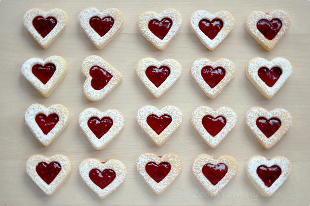 linzer heart shaped cookies recipes