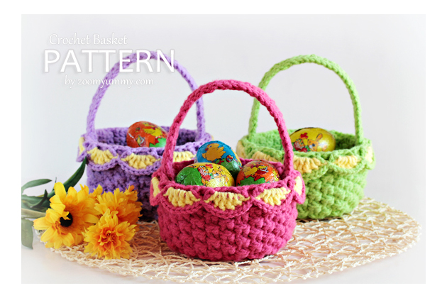 crochet Easter basket pattern
