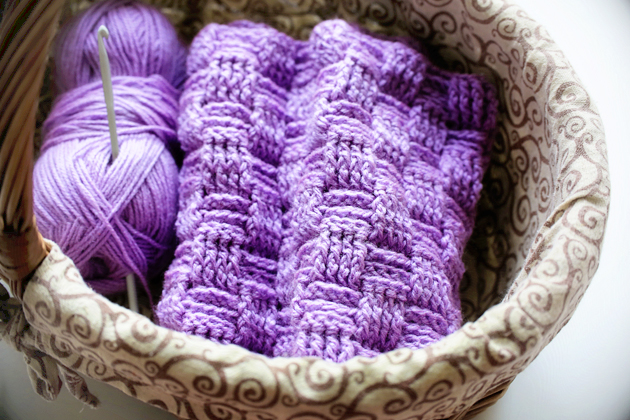 crochet basket weave