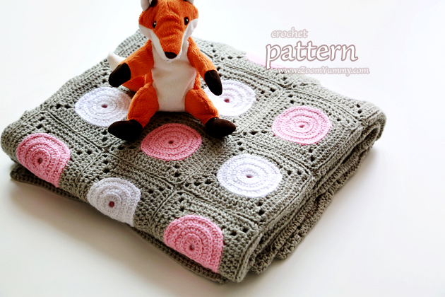crochet pattern - polka dot blanket