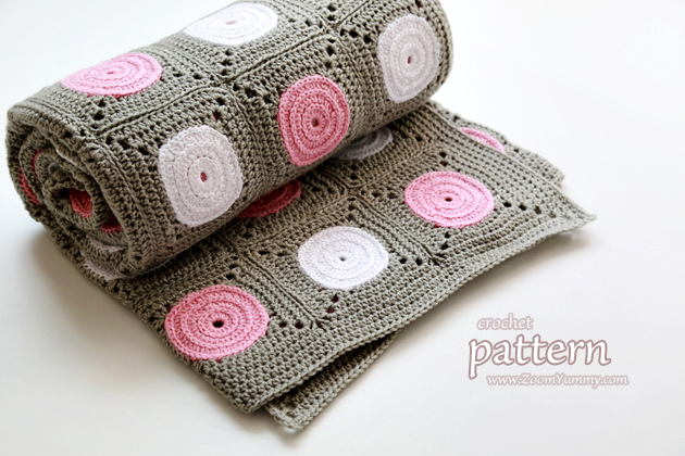 crochet pattern - polka dot blanket
