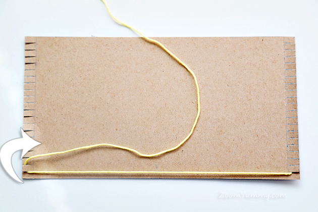 colorful woven coasters DIY