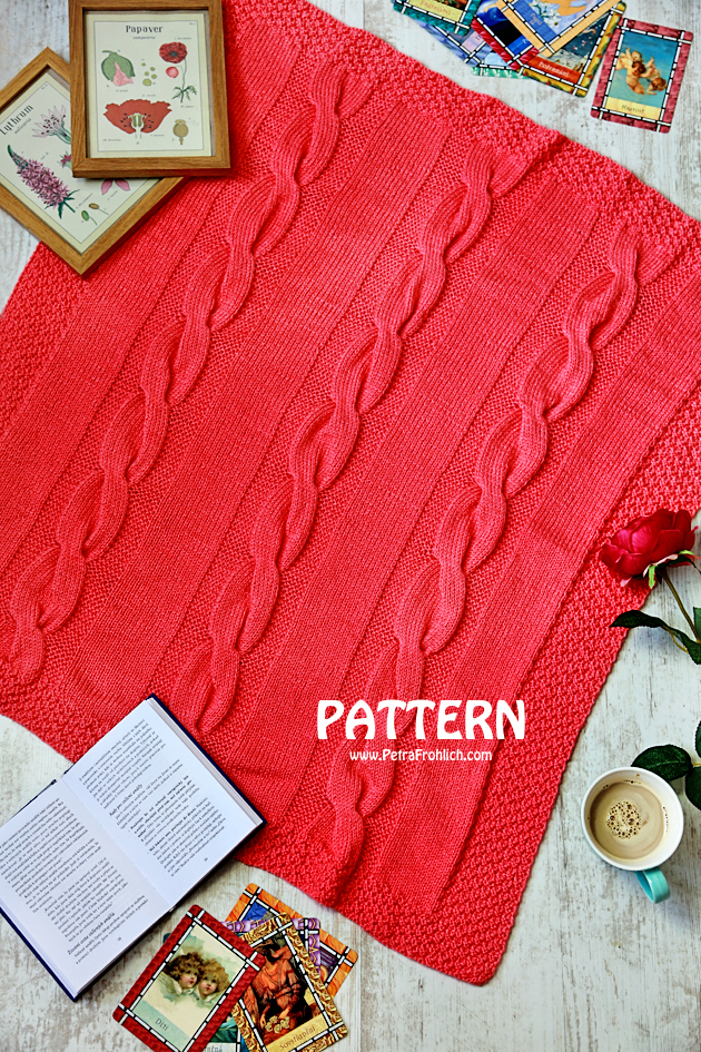 knit cable blanket pattern