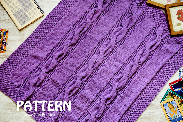 knit cable blanket pattern