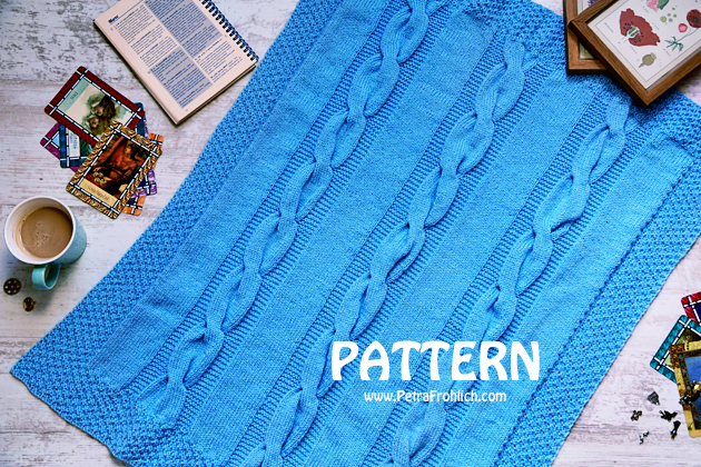 knit cable blanket pattern