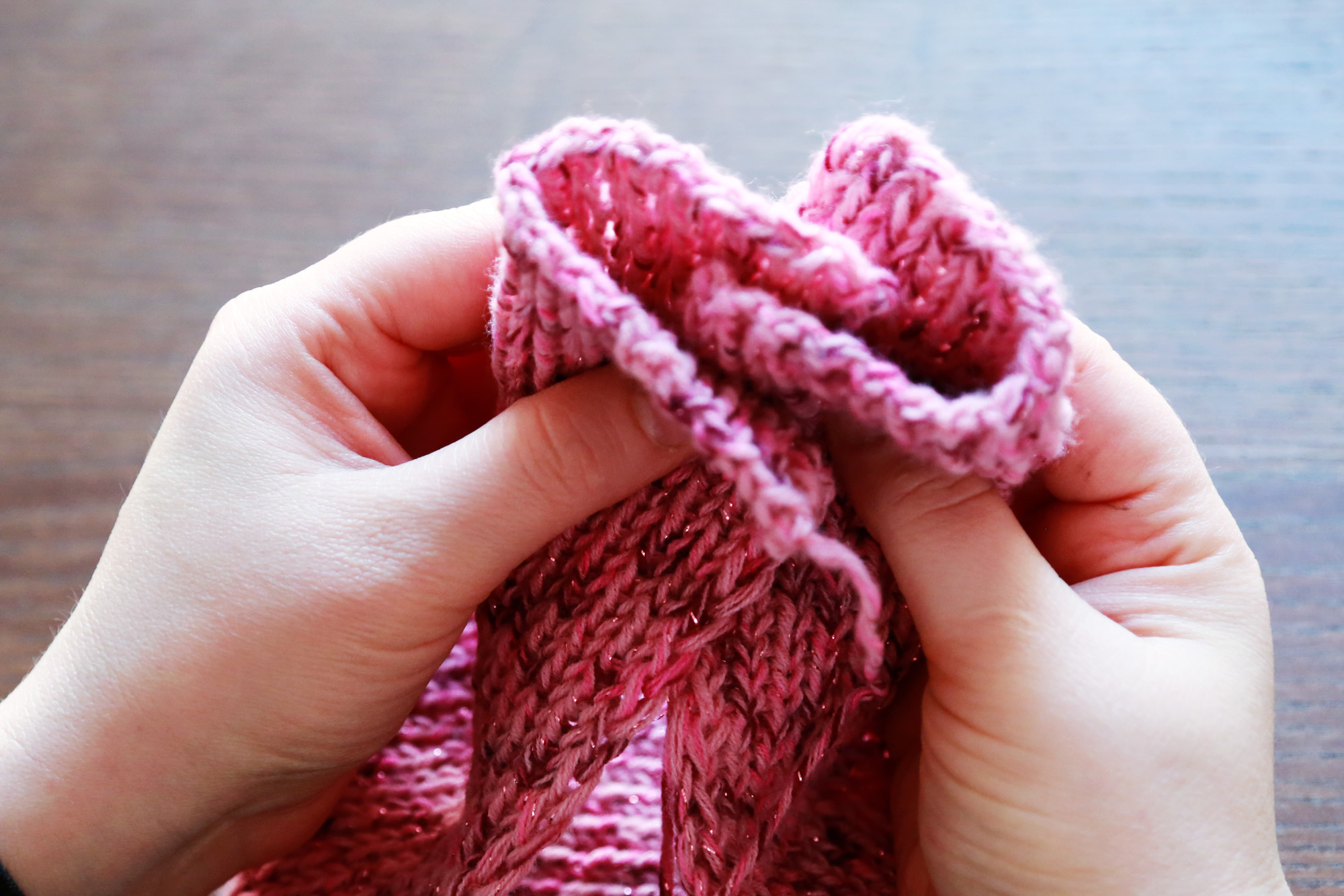how to knit a twisted headband